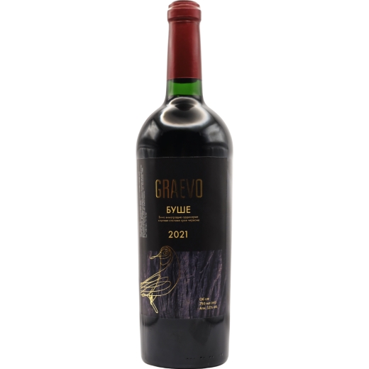 "Буше" Граєво вино червоне сухе ординарне столове сортове 0,75 - 1