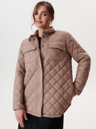 Куртка демисезонная женская Sinsay 6569J-82X S Коричневая - 1